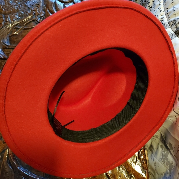Sexy Red Fedora Nwot - Picture 3 of 5